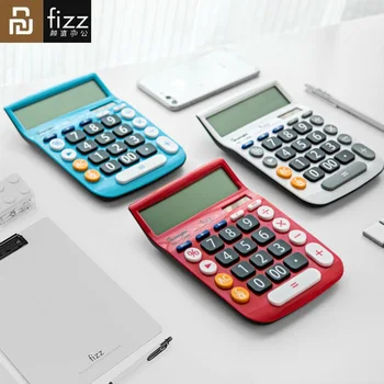 

Youpin Fizz Multi-Function Calculator Big Button Computer Solar Calculator 12 Bites LCD Display Financial Office Calculator