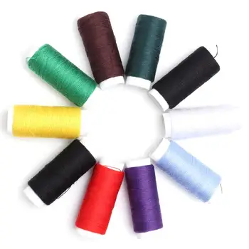 

10Pcs/set 90m Cotton Embroidery Sewing Threads Stitching Cord DIY Handicraft Accessory Random Color Quilting Tools