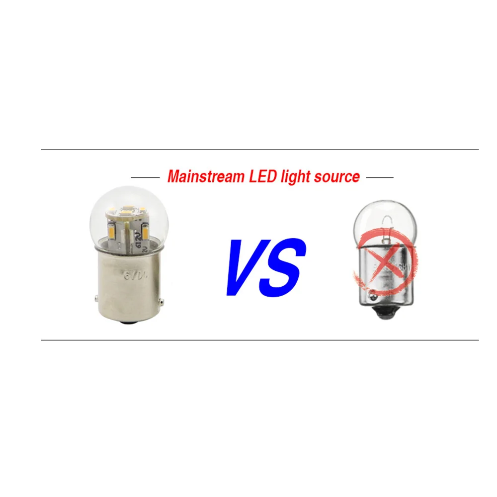 6V Led Lights G18 R5w Led 12v 24V 48V Bulbs Equipment Indicator SMD  3014chips Signal Lamp Rear