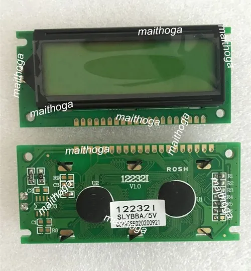 20PIN 12232I модуль ЖК-экран SED1520 контроллер 5V желтая зеленая подсветка параллельный