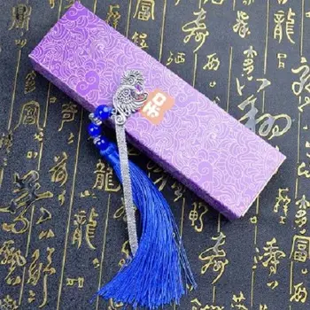 

2PC Retro Antique Classical Chinese Style Copper Bookmarks Creative Gift for Friends Cute Bookmarks School Supplies