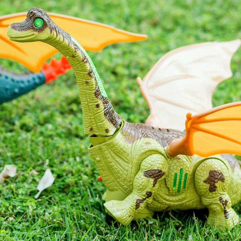 

Boy Electric Long-Necked Brontosauruses Dinosaur CHILDREN'S Toy Night Market Light Stall Hot Selling
