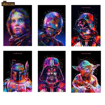 

5D DIY Diamond Mosaic Embroidery star wars Diamond Painting Full square Diamond Rhinestone cross stitch Home Decor Gifts