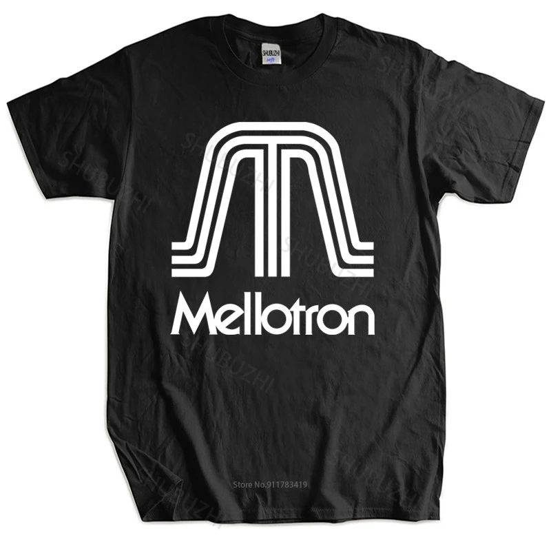 Homme t shirt summer men t-shirt Mellotron T-Shirt Cotton Analog Synth Retro Mk I Ii M300 M400 M4000 teenagers cool tops | Мужская