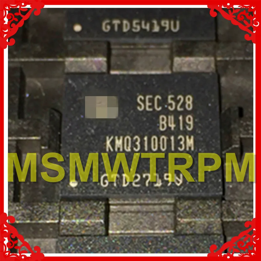 KMQ310013M-B419 BGA221Ball EMCP 16+ 16 Гб памяти мобильного телефона новые оригинальные и подержанные припаянные шары протестированы ОК