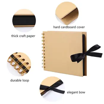 

60 Pages Scrapbook Album Baby Wedding Photo Album Scrapbooking DIY Album Wedding Birthday Anniversary Gift Sticker Book Album