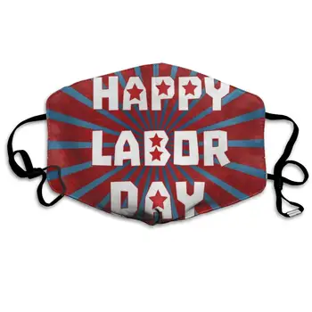 

Face Mask Happy Labor Day with Star Fabulous Cycling Half Face Earloop Mouth Mask for Men