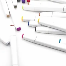 Маркер ручка с двумя головками анимационный дизайн маркер краска эскиз чернил для рисования Marke цветные маркеры школьные товары для рукоделия