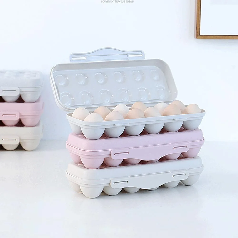 Ящик для хранения яиц в холодильнике 12/18 сетчатый пластиковый контейнер-холодильник большой емкости лоток для яиц ящик для хранения яиц домашнее хранение