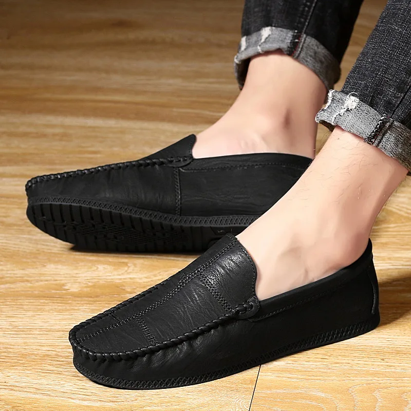 

Men's Korean version of the peas shoes 2019 spring and autumn new casual shoes boys fast red man wild personality lazy shoes men