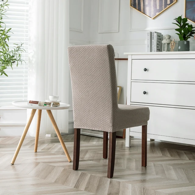 Új Vastag Jacquard Szék Borító Spandex Nyújtó Borítók Konyha Étkező Konyhai Esküvői Bankett - Image 2