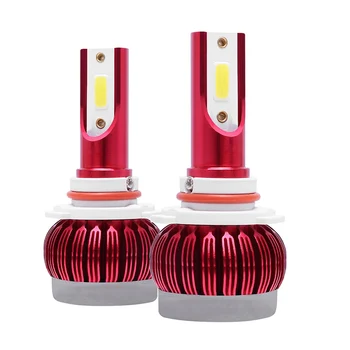 

1 Pair LED Car Light Bulbs 10000LM 72W Super Bright COB Auto Light Auto Led Head Light Car Styling Lamps 3000K Golden Yellow(900