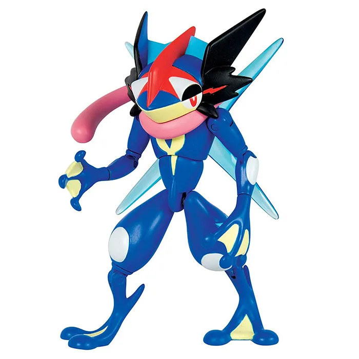 Takara Tomy Pokemon 14 см Большой размер Greninja фигурка модель игрушки суставы подвижный пепел-Greninja аниме фигурка подарки для детей - Цвет: no retail box