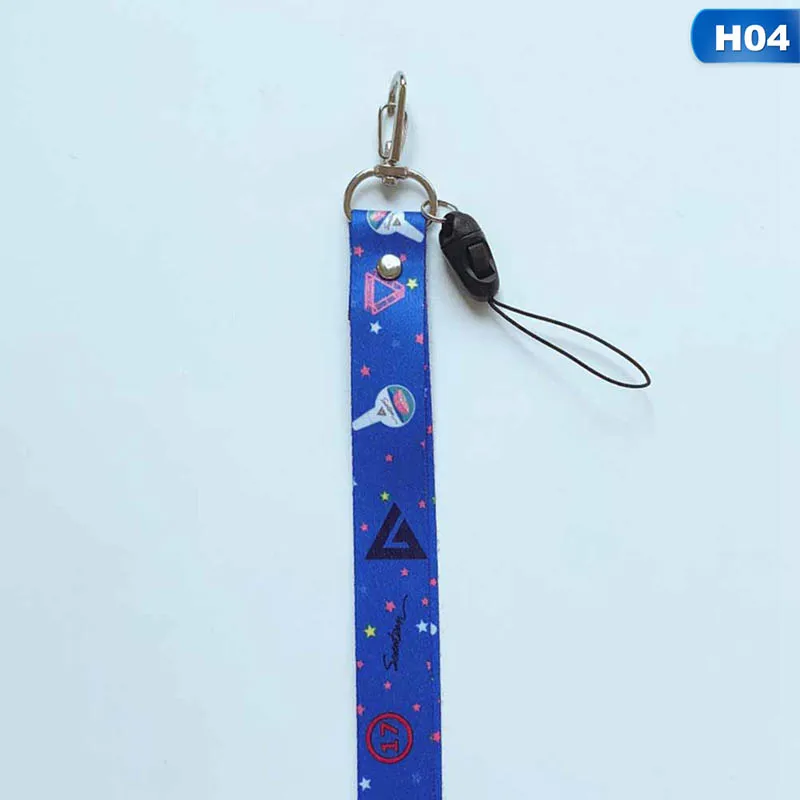 Kpop TWICE Blackpink Got7 Exo телефон Веревка телефон ремень брелок Подвеска Lanyards брелок тот же пункт - Цвет: 04