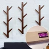 Hanging Rack Bamboo Wall Mounted Coat Rack Wall Hanging Clothes Rack Hanger Modern Living Room Bedroom Decoration 3
