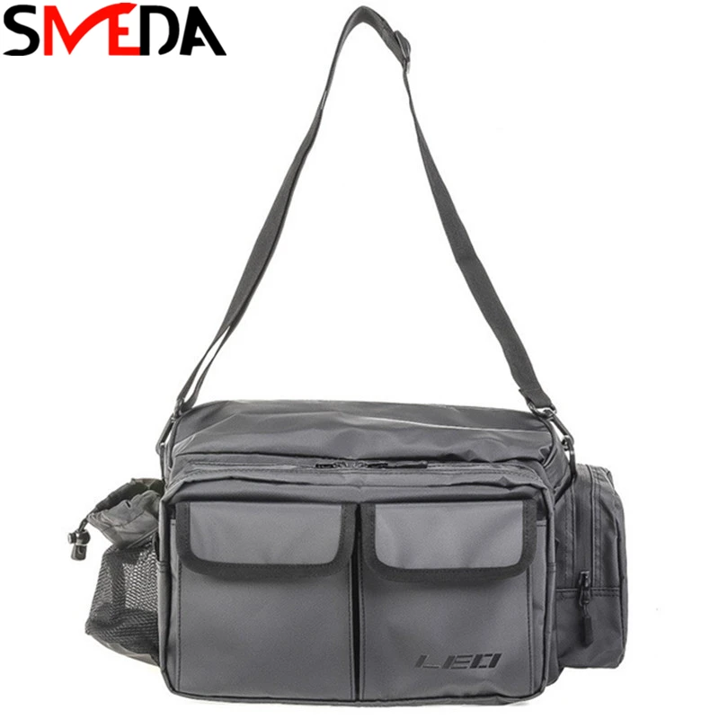 

Fishing Tackel Bags High Capacity Gear Fishing Portable Multifunction Rod Tackles Reels Storage Bag