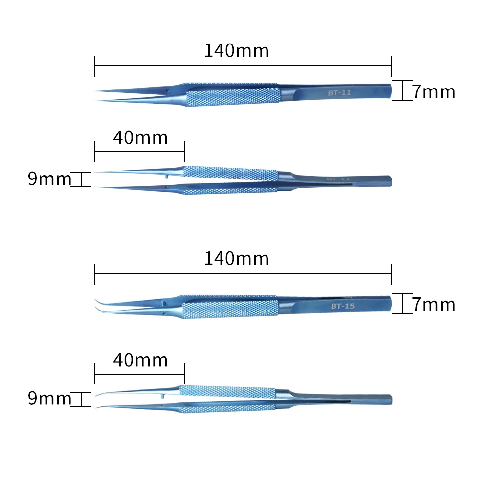 티타늄 합금 핀셋, 0.15mm 정밀 전자 핀셋, 전문 지문 점프 와이어, 전화 마더보드 플라이 라인
