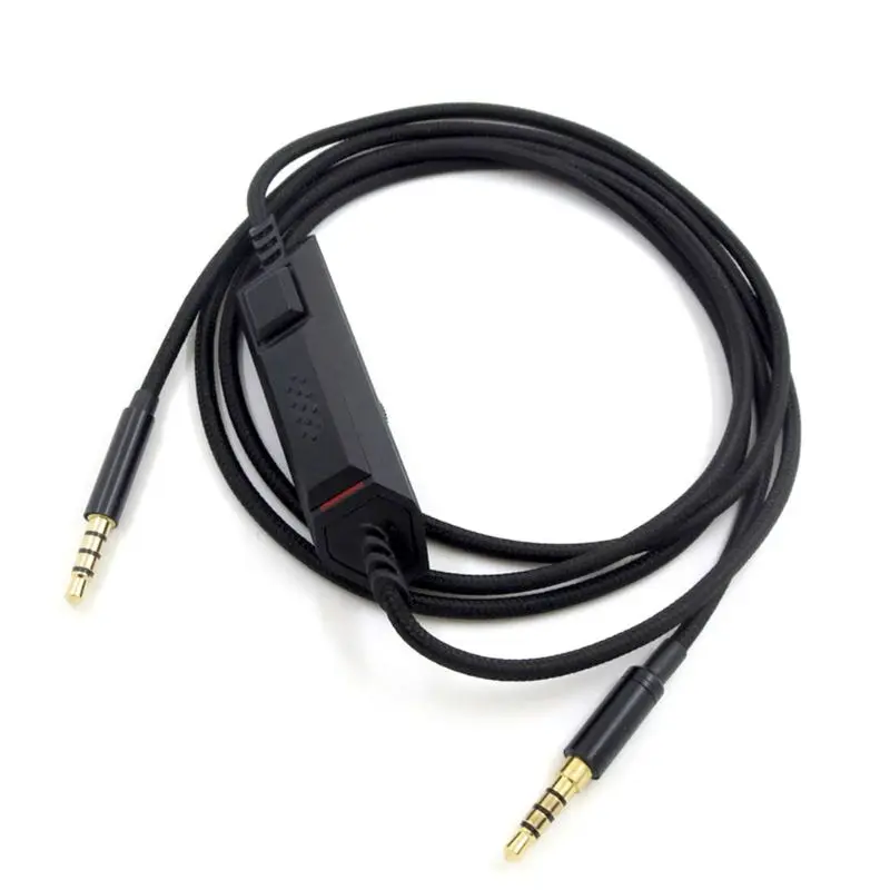 

3.5mm Audio Cable Inline Control for Logitech G633 G933 Gaming Headset Headphone