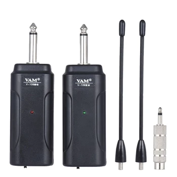 

ABGZ-Portable Wireless Audio Guitar Transmitter Receiver System For Electric Guitar Bass Electric Violin Musical Instrument Wi