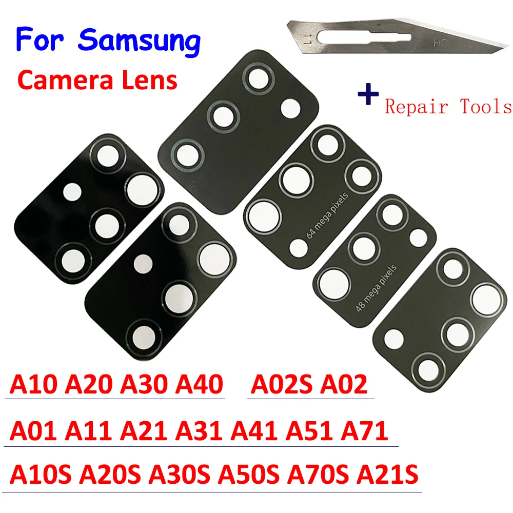 Rear Camera Lens For Samsung A01 A11 A21 A31 A41 A51 A71 A10S A20S A30S A50S A70S Glass Back Replacement Tools | Мобильные телефоны