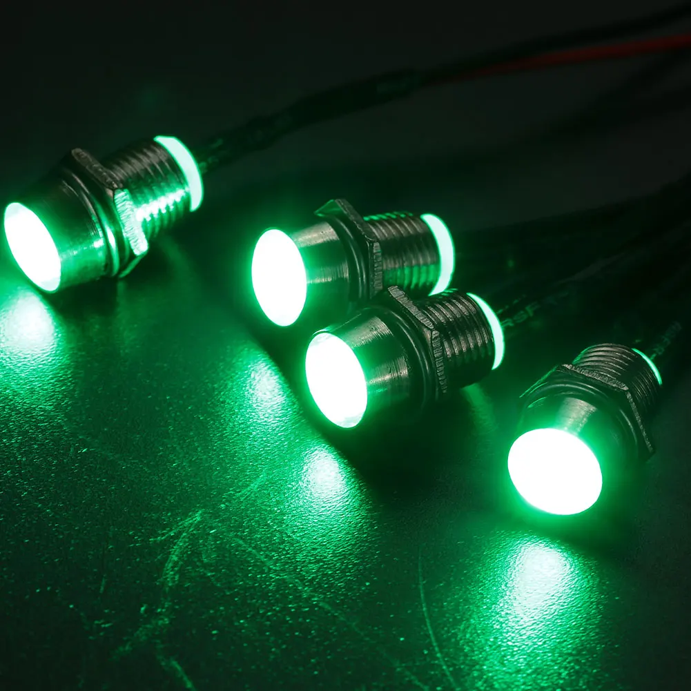 Green Светодиодный индикатор лампы Лодка DIY Замена прочный яркий украшение дома F5 - Испускаемый цвет: Green