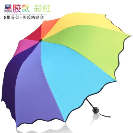 Umbrella A Солнцезащитный зонт для взрослых, цветной, солнечный, дождевик, женский, высокое качество, складной, для взрослых, прозрачный, De Jardin, мужской зонт, инструменты, QZH320 - Цвет: Umbrella A
