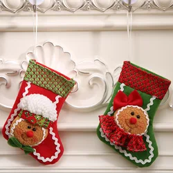 Christmas Candy Stocking Merry Christmas Decorations for Home Christmas Tree Ornament Navidad Noel Xmas Gift New Year 2022