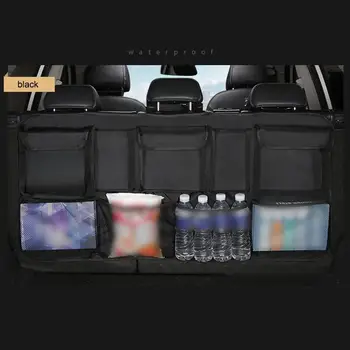 

Multi-use PU leather Car Rear Seat Back Storage Bag Car Trunk Organizer Auto Stowing Tidying for SUV MPV Auto Accessories