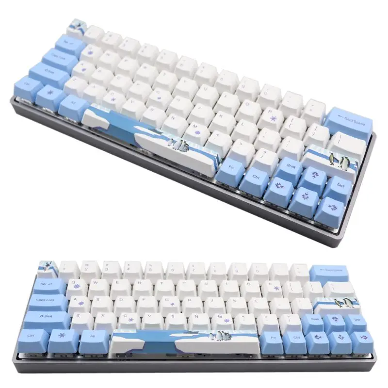 Penguin Dye-Sublimation Mechanical Keyboard Cute Keycaps PBT OEM Profile Keycap For GH60 GK61 GK64 Keyboard Penguin Dye-Sublimation Mechanical Keyboard Cute Keycaps PBT OEM Profile Keycap For GH60 GK61 GK64 Keyboard
