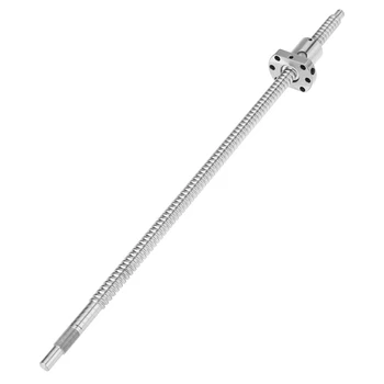 

New Linear Motion Ball Screw, SFU1204 400mm Rolled Ballscrew Ballnut Anti-Backlash Without Side End Supports