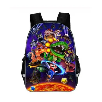 

Hot Sale Cartoon Super Mario Bros Sonic Kids Backpack Kindergarten School Bag Children Printing Backpack Girls Boys Mochila