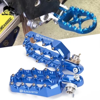

Motorcycle Wide Foot Pegs Pedals Rest Footpegs For Husqvarna TE 310i TE310i TX/FX300 350 450 TE 150 250 300 450 501 2017-2019