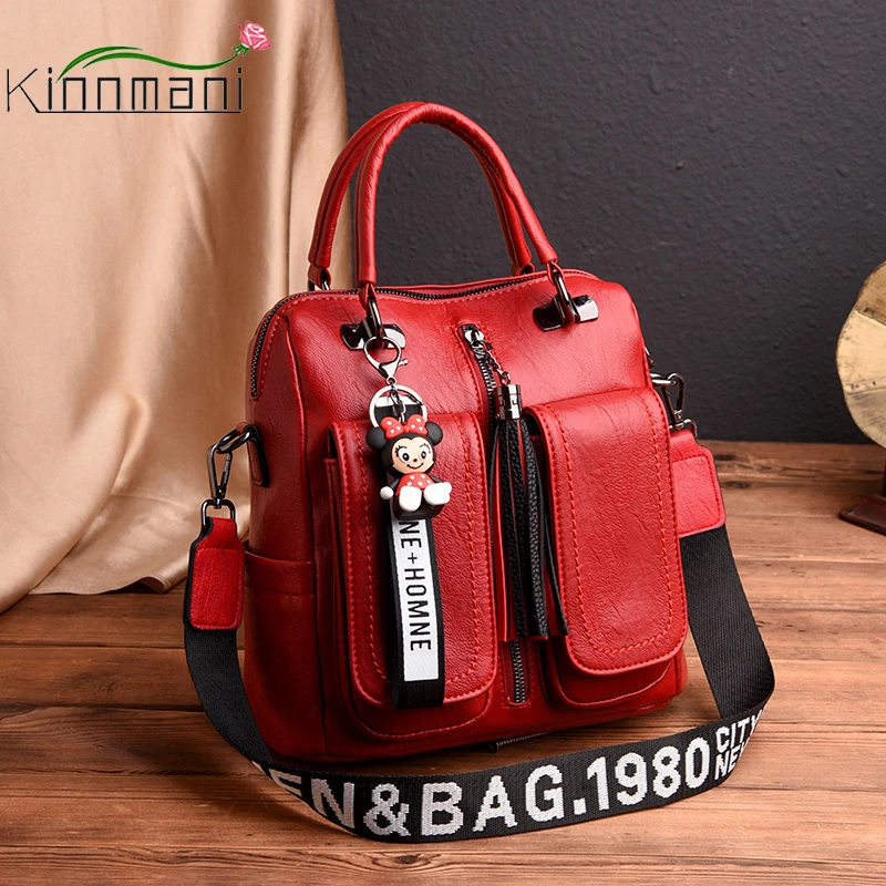 Bolsos de hombro de estilo de espalda para mujer, bandoleras de gran capacidad, escolares, para 2021| | - AliExpress