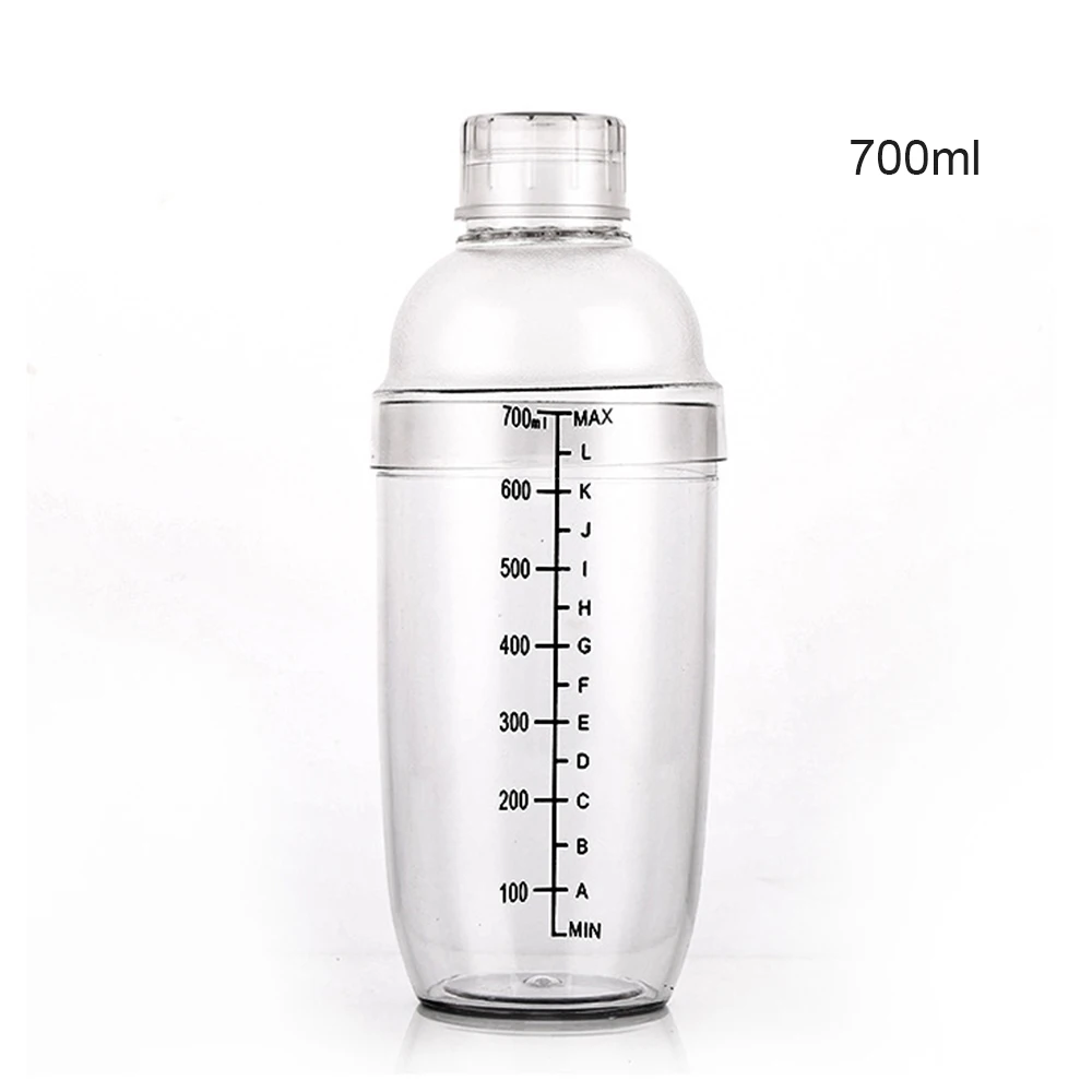 700ml Винный смеситель для напитков Пластиковый шейкер для коктейлей винный шейкер для напитков миксер барная посуда бытовые барные Инструменты Кухня 350 мл/530 мл/700 мл/1000 мл - Цвет: 700ml
