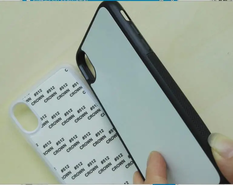 10 шт сублимационный чехол для телефона для iPhone оболочка жесткий чехол из ПК алюминиевый корпус для 2D горячей печати мобильный телефон оболочка