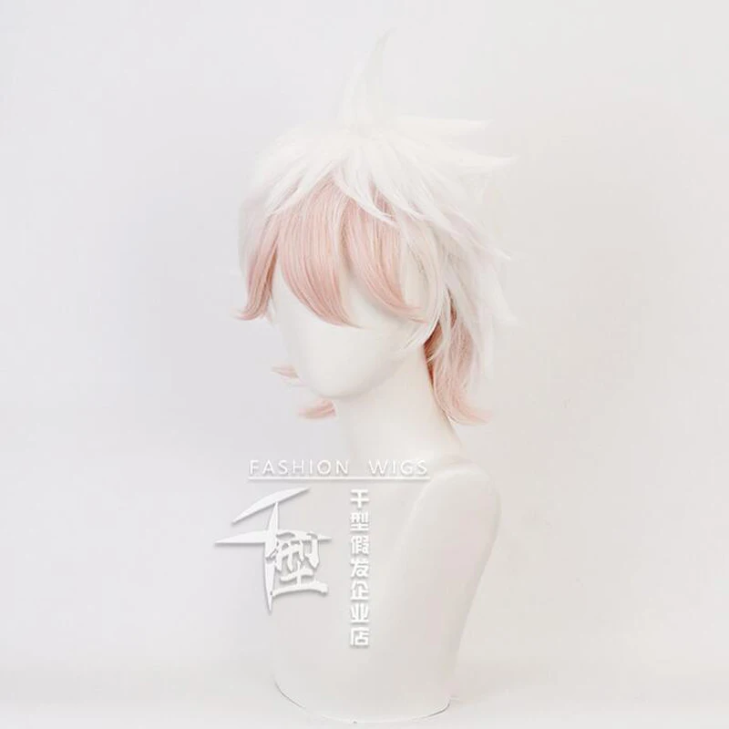 Komaeda Nagito  Danganronpa ڽ  Anime Cosplay Hair ռ  Ӹī Komaeda Nagito Cosplay Wigs + Wig Cap