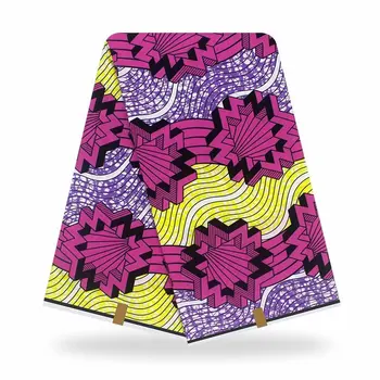 

2020 New Arrival Guaranteed Veritable Wax African Ankara Real Wax Ghana Wax 6 Yards African Printed Fabric 100% cotton