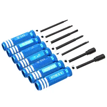 

7Pcs Hex Screwdrivers Portative Screwdrivers for DIY Model Helicopter
