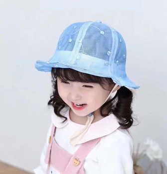 

Fashion Cute Baby Girl Hat Summer Spring Baby Boy Caps Cotton Lace Infant Toddler Beanie Hat Outdoor Beach Baby Bucket Hat