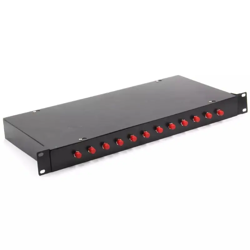 

Drawer type Fiber optic terminal box 12 core Desktop FC with adapter pigtail 12 Ports CAPV Fiber optical Patch Panel