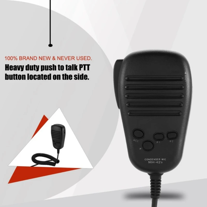 MH-42 ручной микрофон PTT ручной динамик для Yaesu FT-7800R
