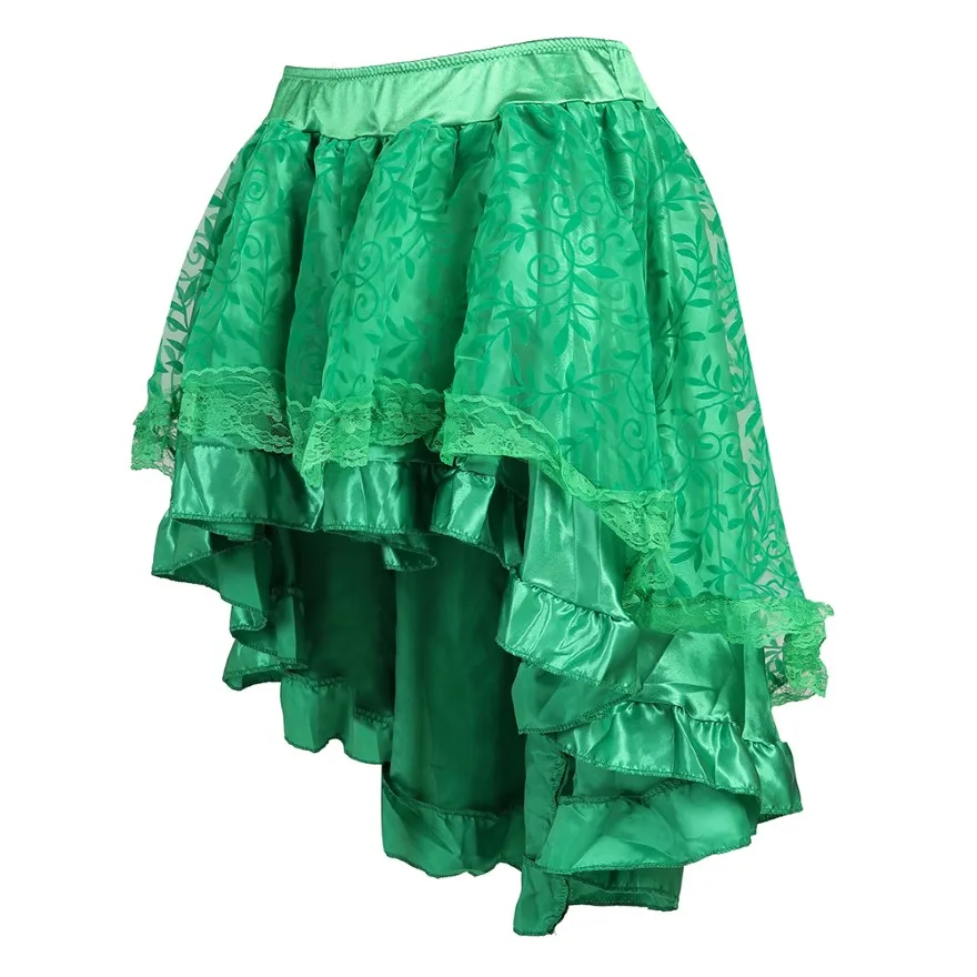 Women Sexy Mini Tutu Skirt Multilayer Mesh/Tulle/Lace/Floral Decoration Mini Pleated Skirts Fashion Dance Skirt Plus Size S-6XL