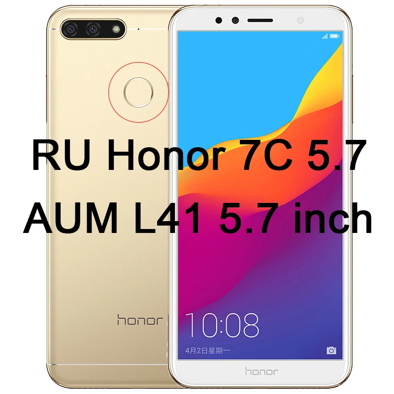 Honor 7C AUM L41 Защитная пленка для экрана для Honor 7A 7C Pro, закаленное стекло для huawei Honor 7C AUM L41, Защитное стекло для Honor 7A DUA L22 - Цвет: Honor 7C AUM L41