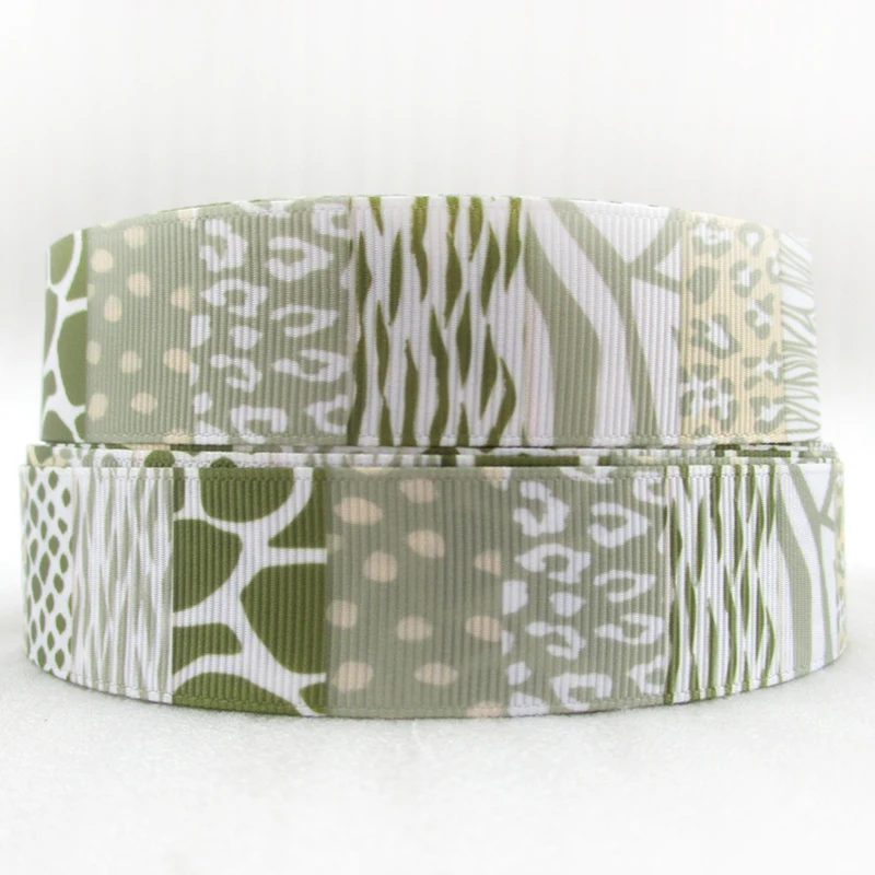 Аксессуары Давида полиэфирная лента с леопардовым принтом 1 &quot(25 мм) 5 ярдов