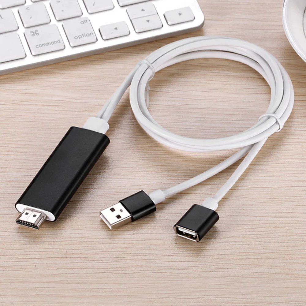 JRGK к HDMI HDTV AV кабель высокоскоростной экран видео для iPhone 7 /6s/5 ipad Samsung Huawei поддержка