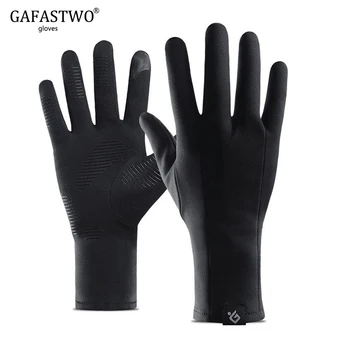 

2020 New Winter Thin Section Lightweight Touch Screen Man Gloves Ladies Running Plus Velvet Anti-Skid Windproof Riding Gloves
