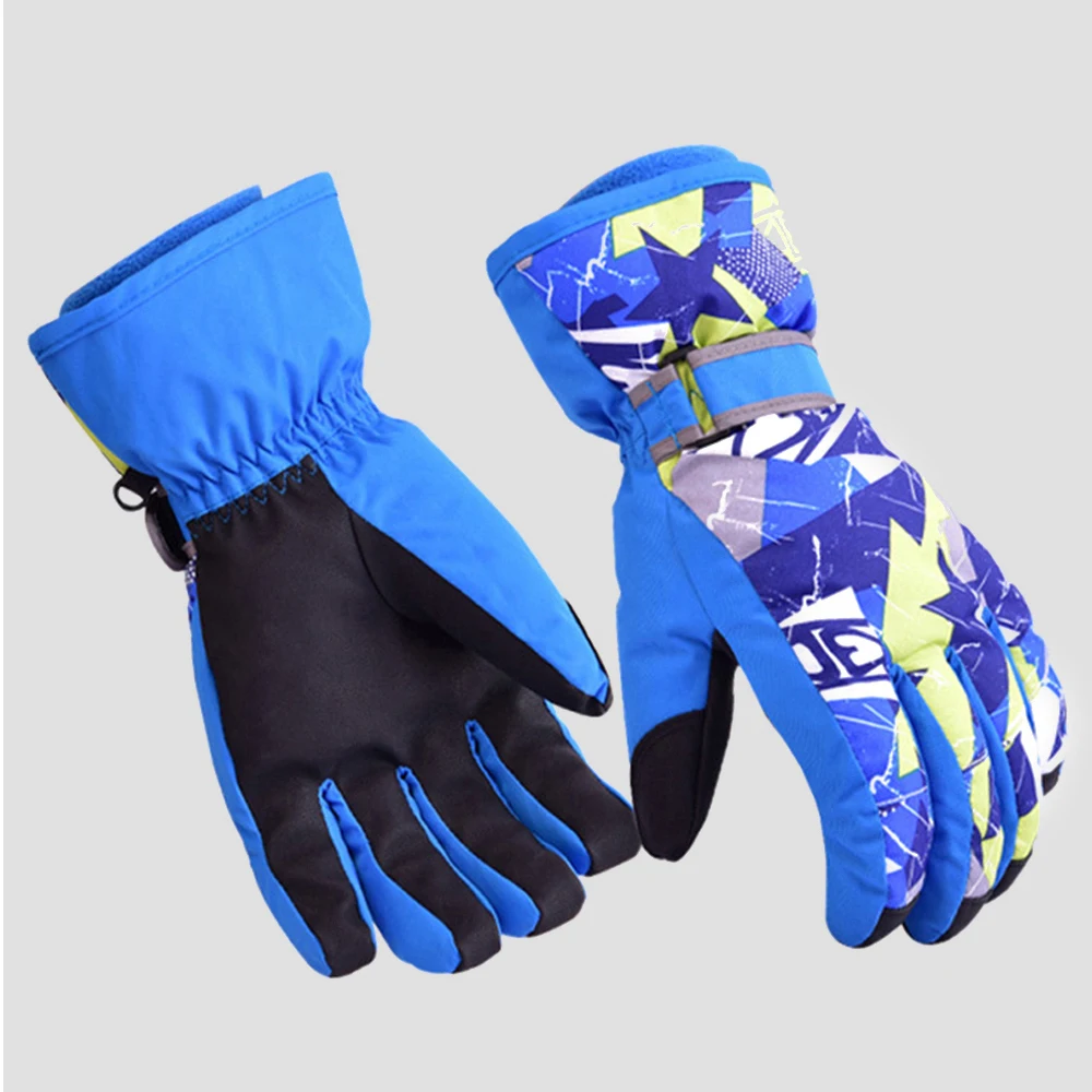 Extra Thick Warm Windproof Ski Gloves Waterproof Winter Outdoor Sport Snowboard Snowmobile Riding Parent-child Gloves Mittens