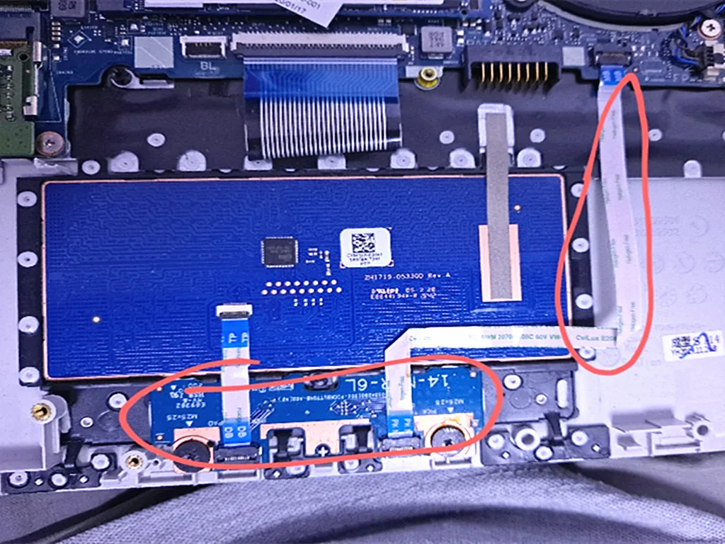 1 шт.-10 шт. Новинка 6050A2981001 6050A2961001 для HP 14s-dr2002tu 14S-DR 14s-cr2002tu Touc hp ad Board тест хорошего