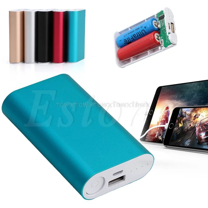 

Protable 5V 5200mAh Phone GPS USB Power Bank Case Kit 2x18650 Battery Charger DIY Box New S11 19 Dropship