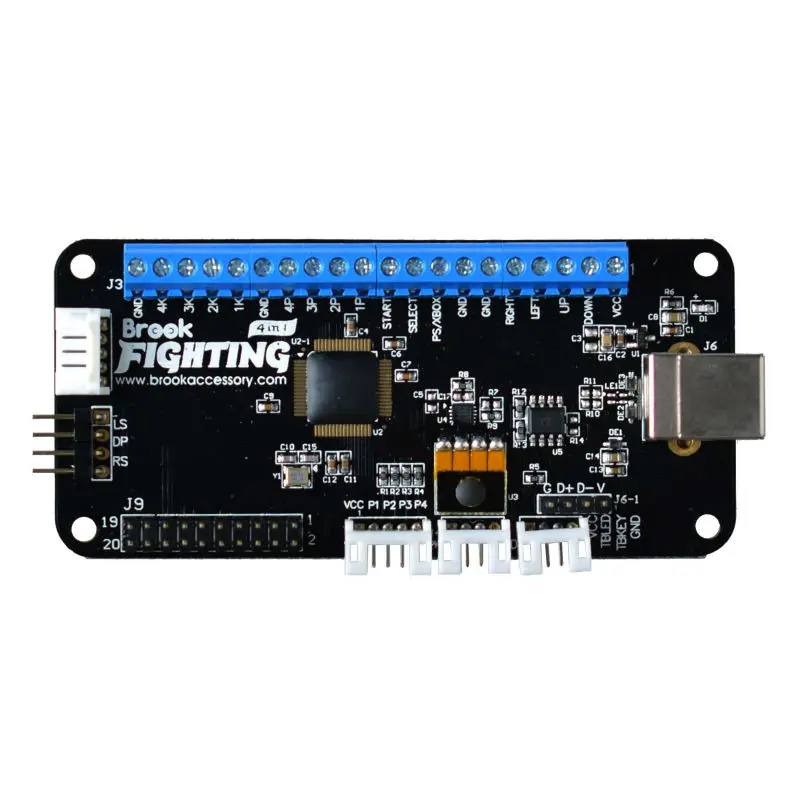 Универсальная файтинговая плата Brook PCB (UFB) предварительно добавленный контакт